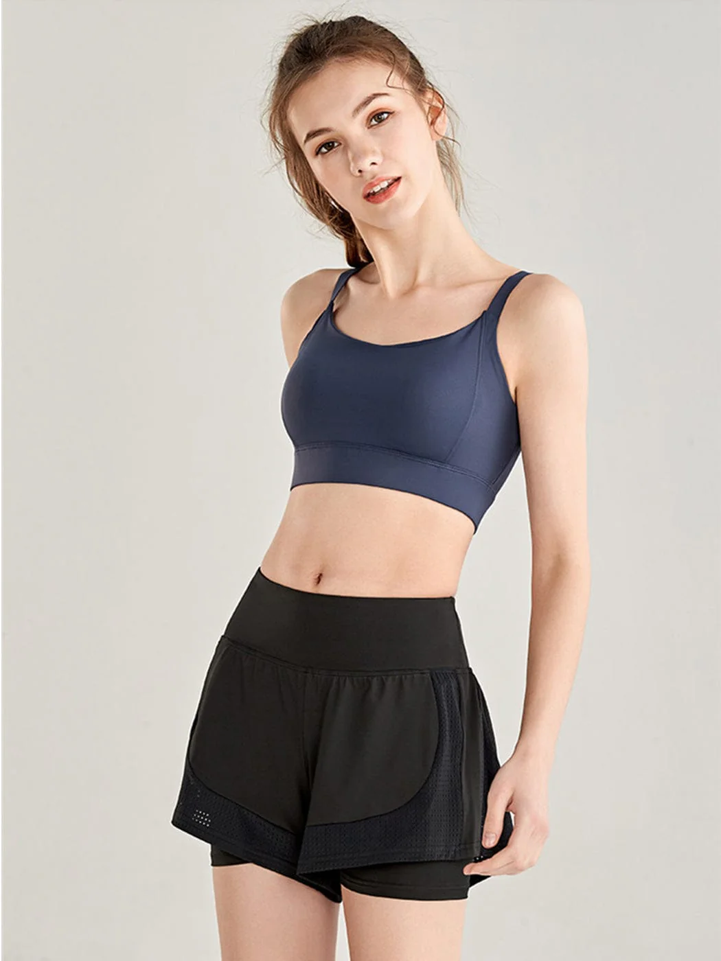 Quick Dry Loose Running Shorts 2-in-1 Gym - Image 6