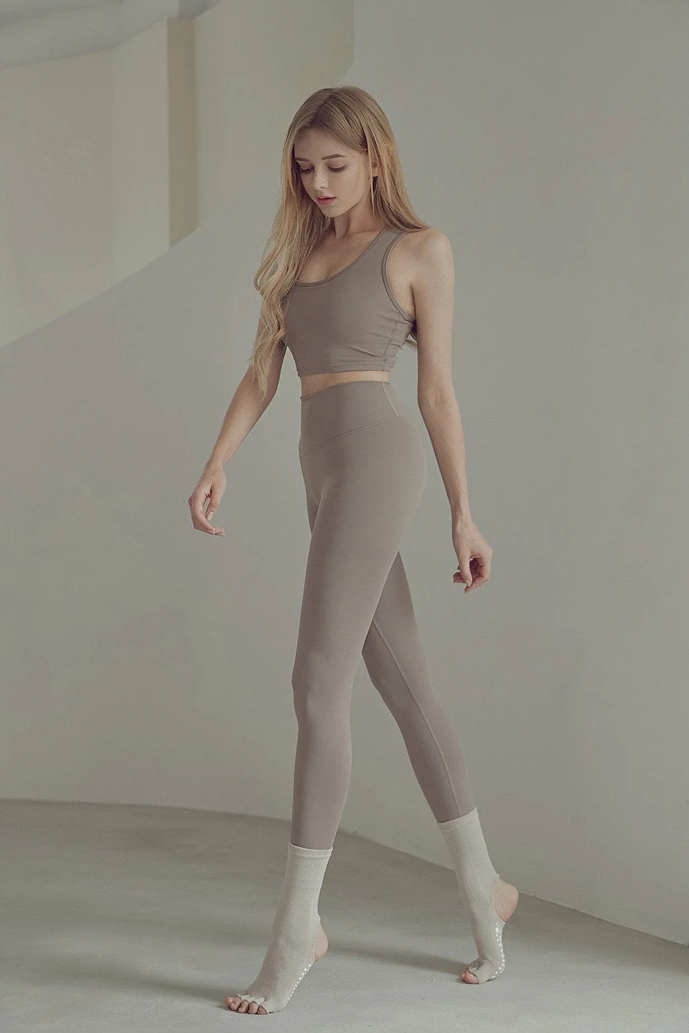Racerback Sports Bra & High Rise Legging Two Piece Set - Image 9