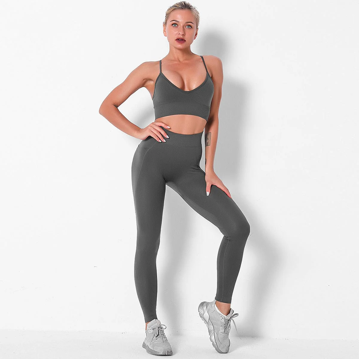 Racerback Strappy Two Piece Set - Image 15