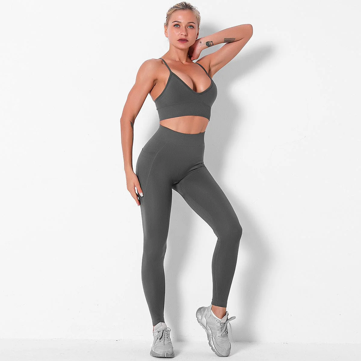 Racerback Strappy Two Piece Set - Image 16