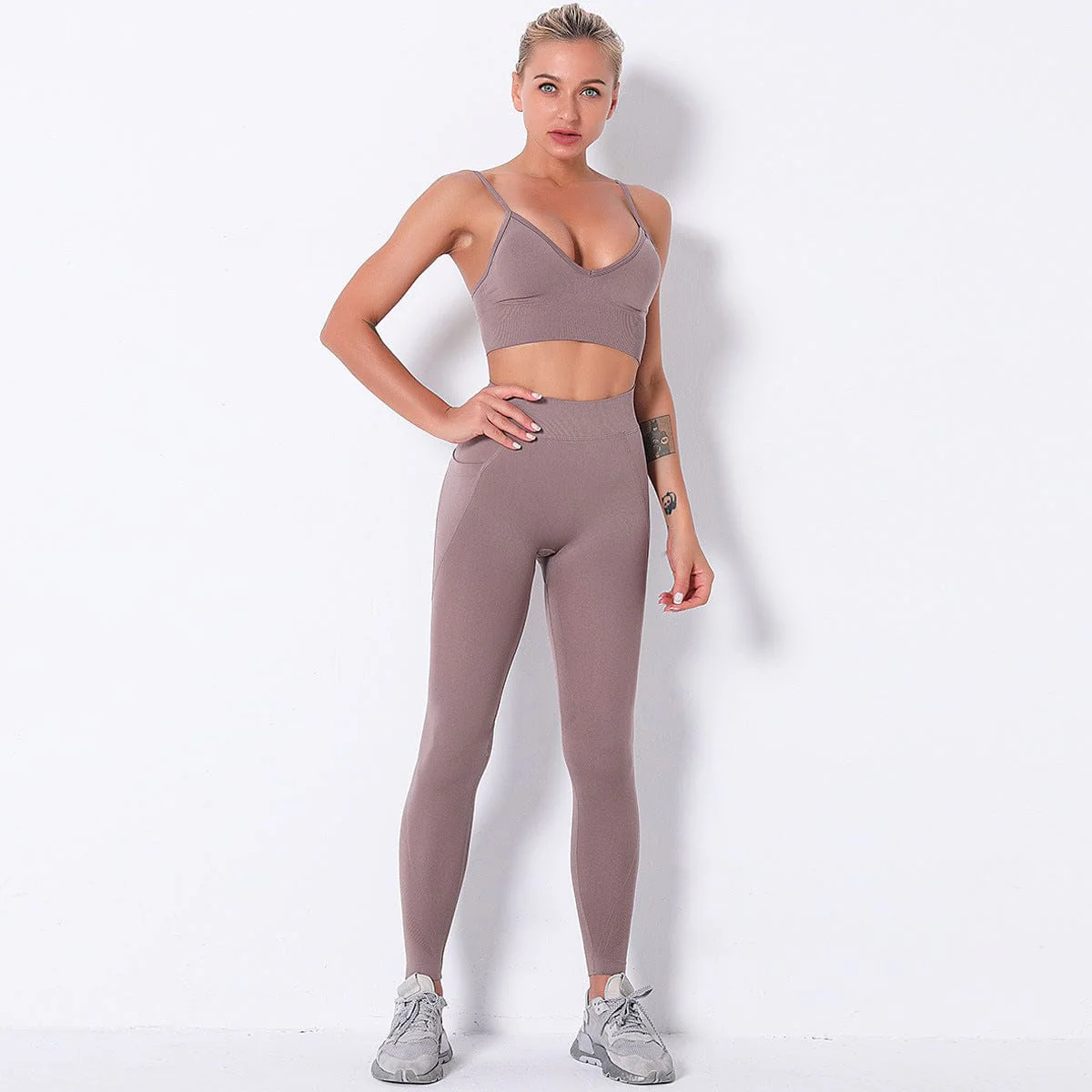 Racerback Strappy Two Piece Set - Image 22