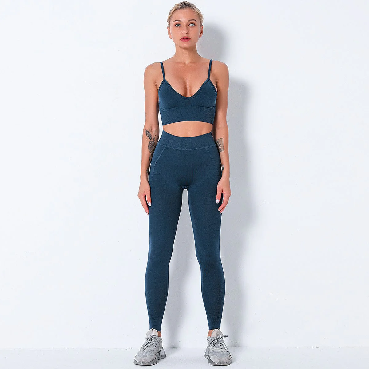 Racerback Strappy Two Piece Set - Image 8