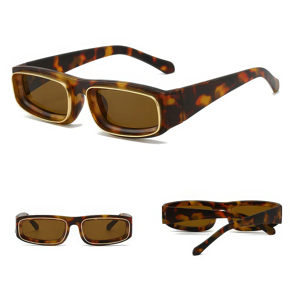 Rectangle Punk Sunglasses - Image 12