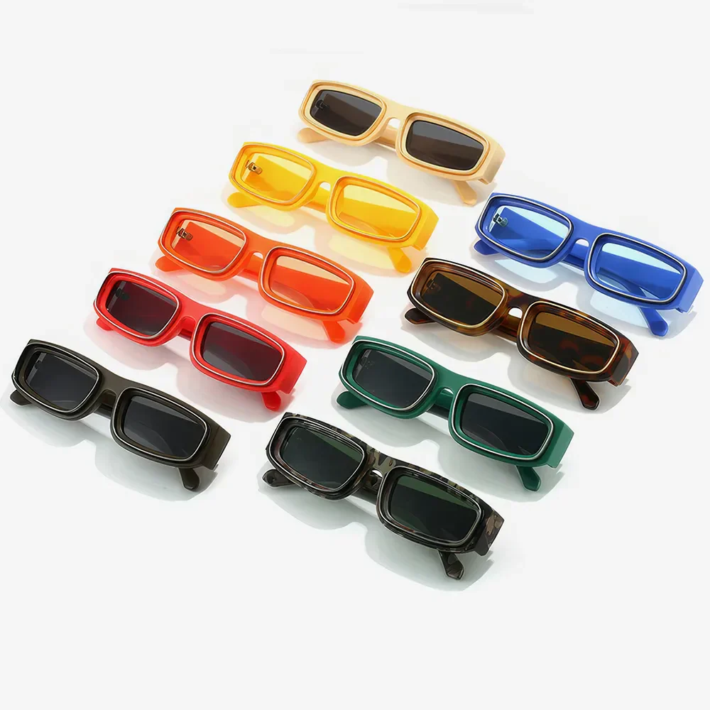 Rectangle Punk Sunglasses - Image 15