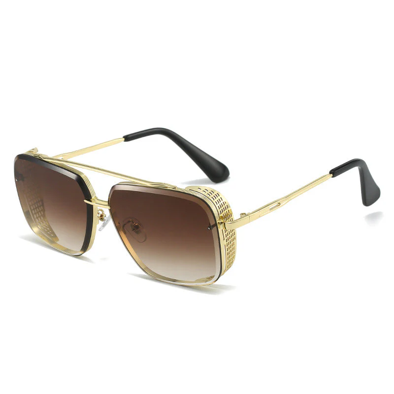 Rectangle Sunglasses with UV Protection - Image 2