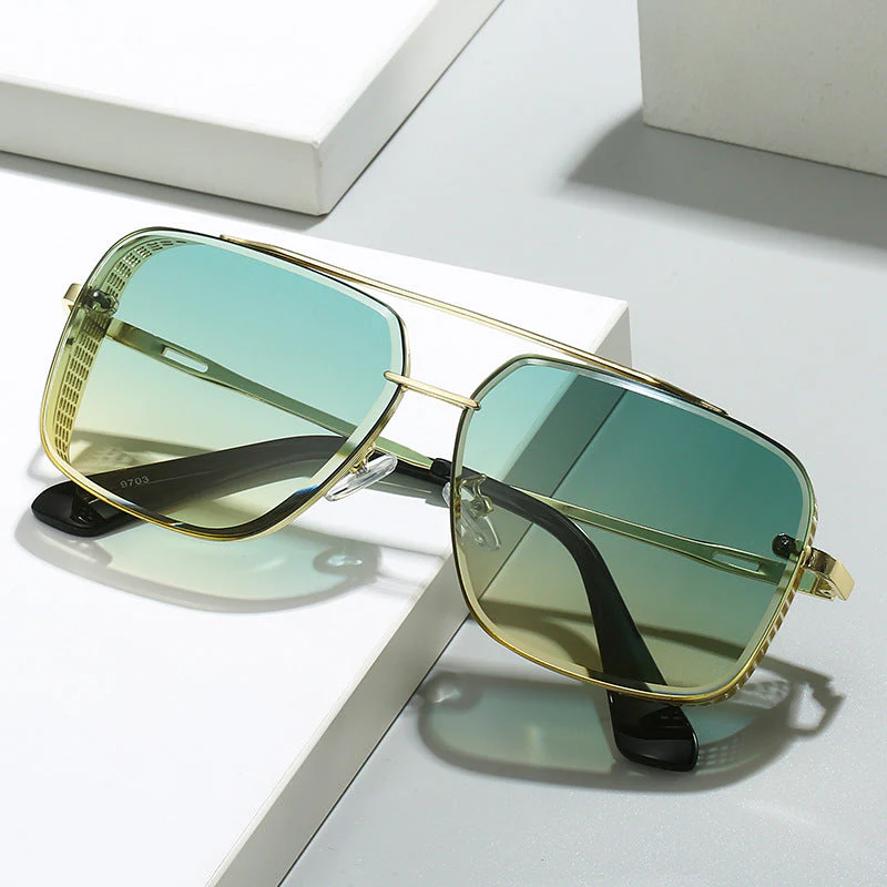 Rectangle Sunglasses with UV Protection - Image 8