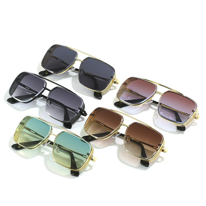 Rectangle Sunglasses with UV Protection - Image 9