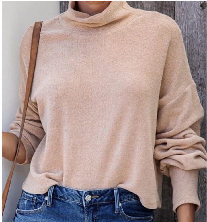 Relaxed Turtleneck Pullover - Image 9