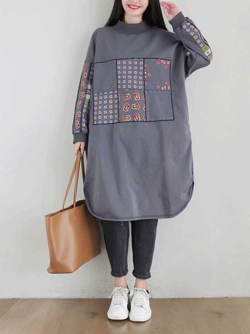 Remember Me Alway Turtleneck Pullover Sweater Midi Dress - Image 2