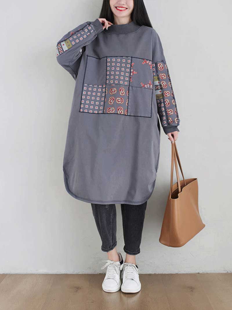 Remember Me Alway Turtleneck Pullover Sweater Midi Dress - Image 8