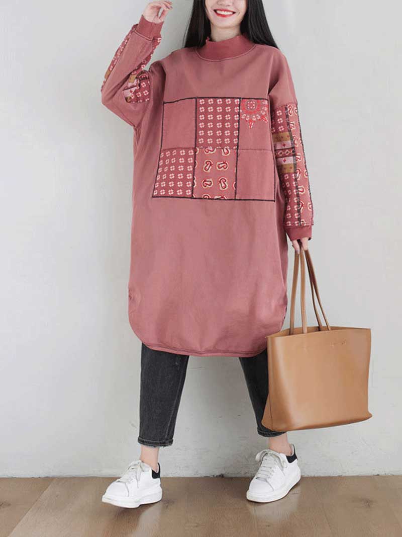 Remember Me Alway Turtleneck Pullover Sweater Midi Dress - Image 9