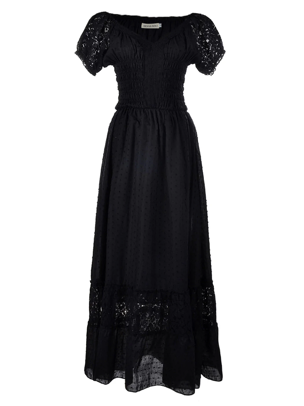 Renaissance Boho Lace Maxi Dress - Image 18