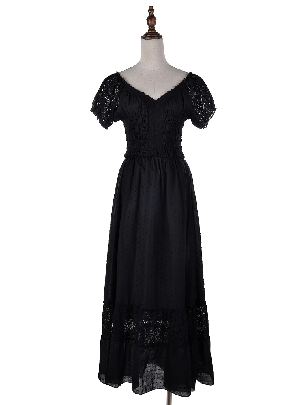 Renaissance Boho Lace Maxi Dress - Image 19