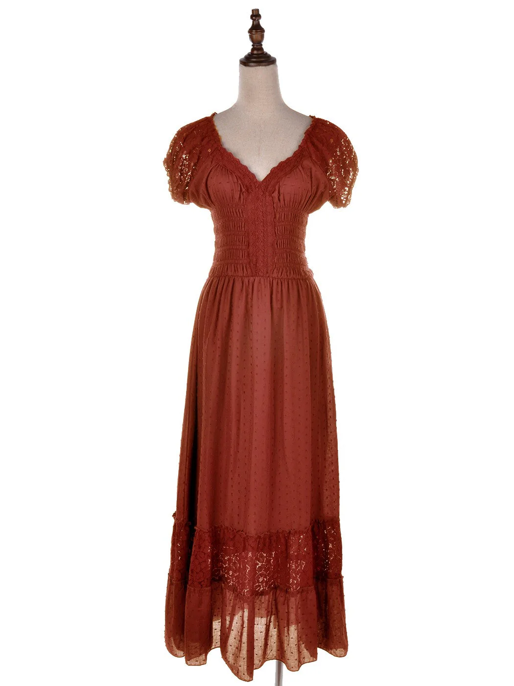 Renaissance Boho Lace Maxi Dress - Image 31