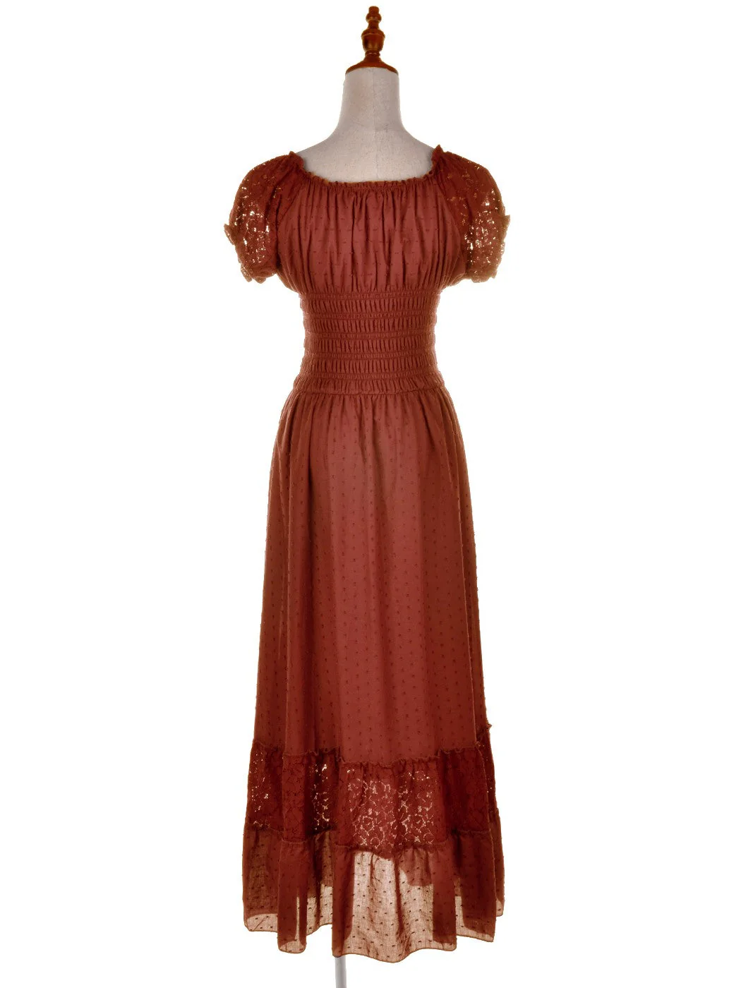 Renaissance Boho Lace Maxi Dress - Image 32