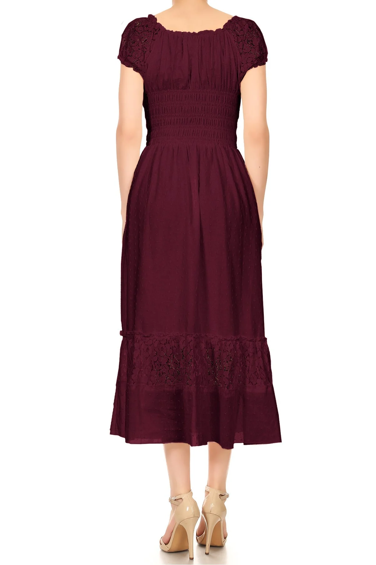 Renaissance Boho Lace Maxi Dress - Image 37