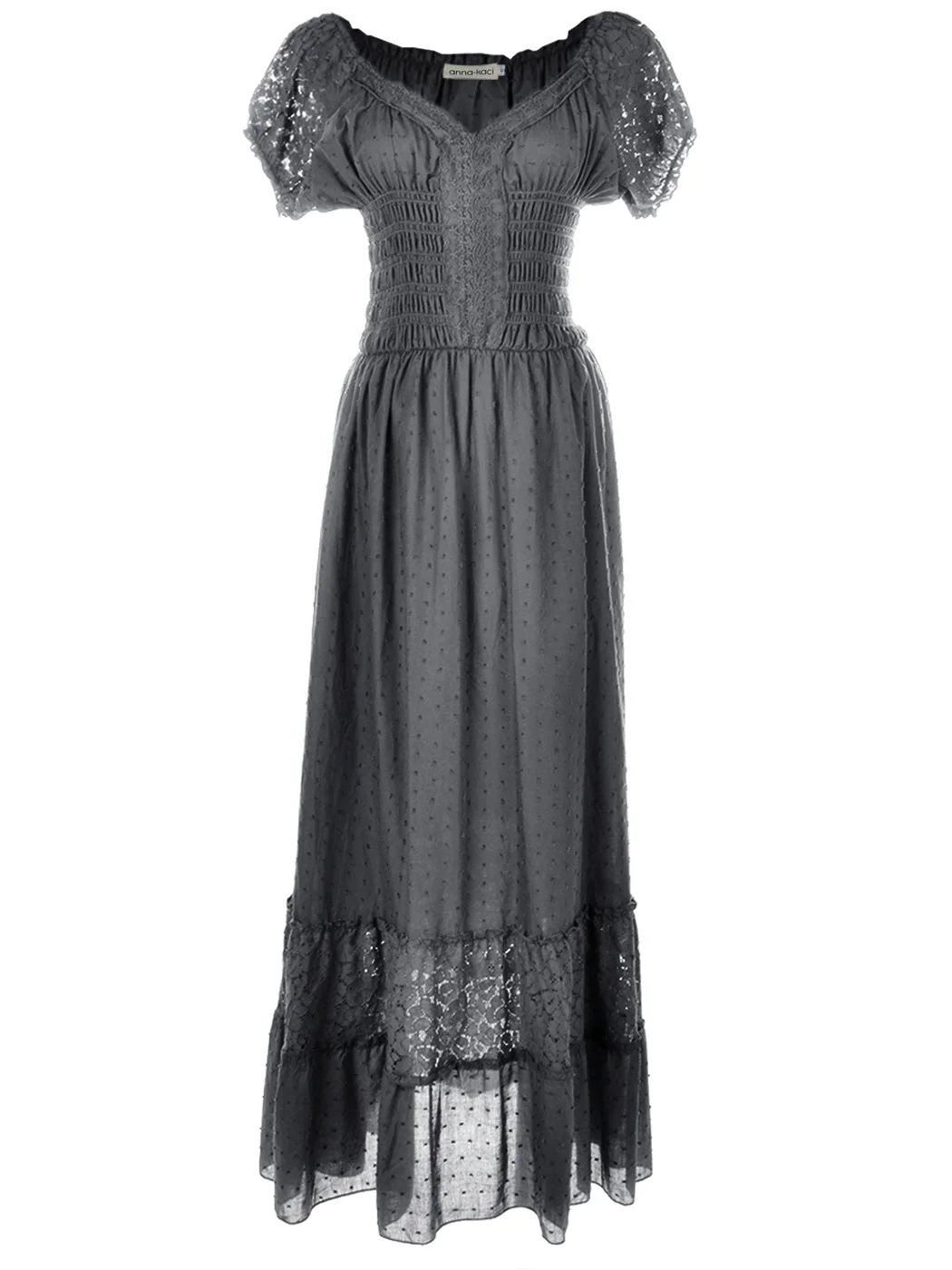 Renaissance Boho Lace Maxi Dress - Image 42