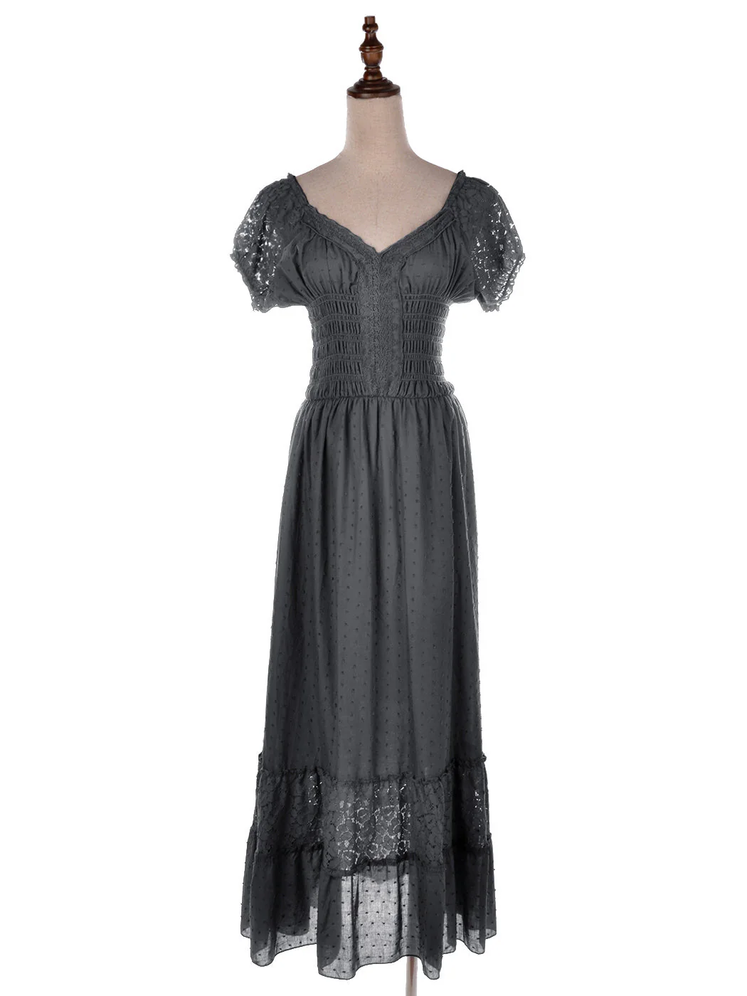 Renaissance Boho Lace Maxi Dress - Image 43