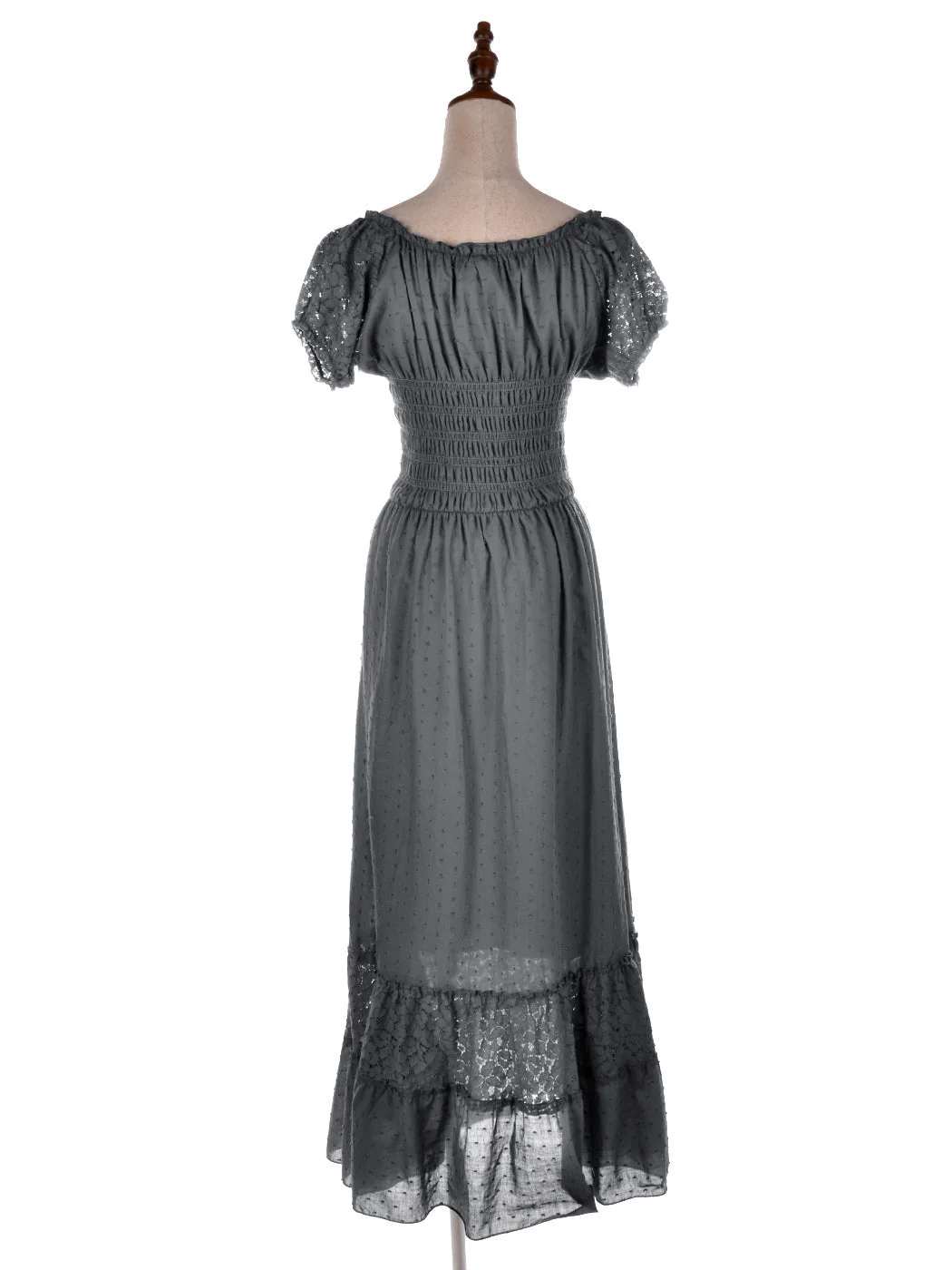Renaissance Boho Lace Maxi Dress - Image 44