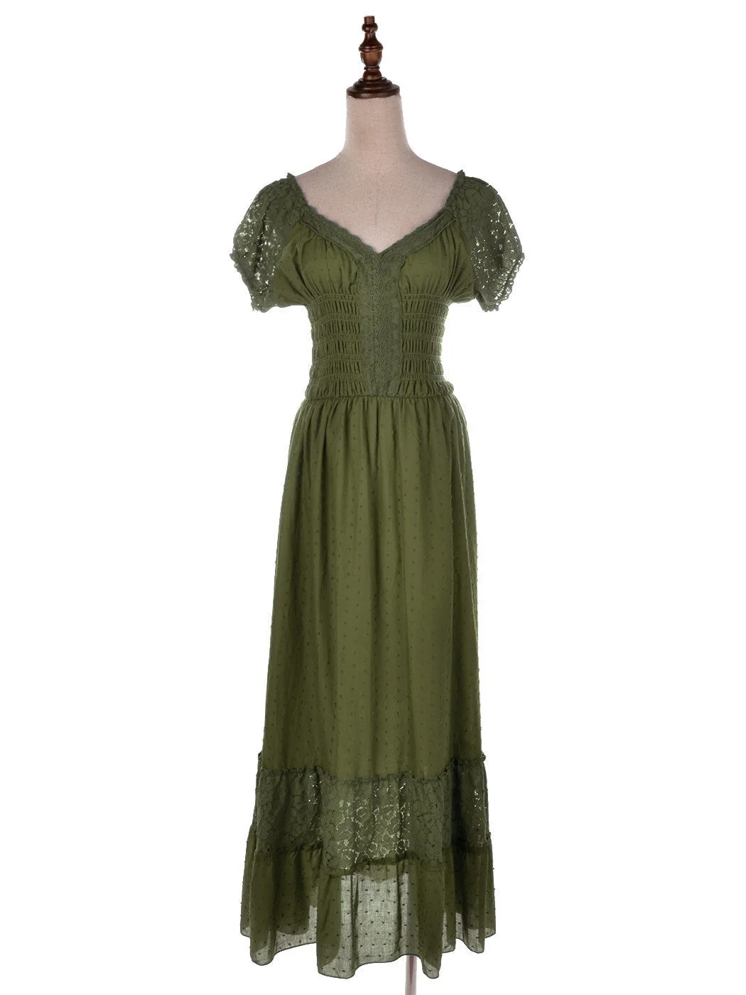 Renaissance Boho Lace Maxi Dress - Image 54