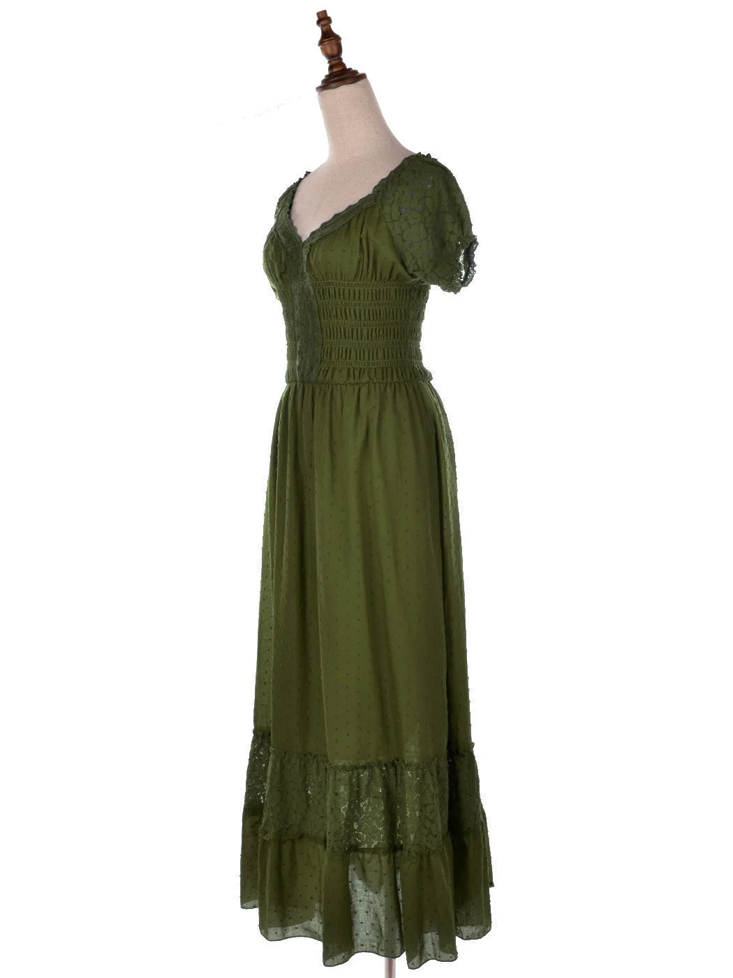 Renaissance Boho Lace Maxi Dress - Image 56