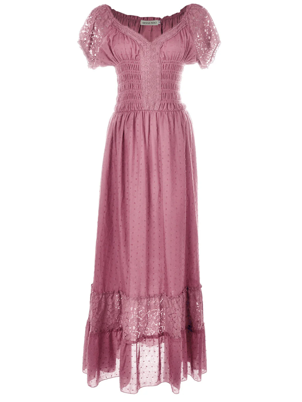 Renaissance Boho Lace Maxi Dress - Image 59