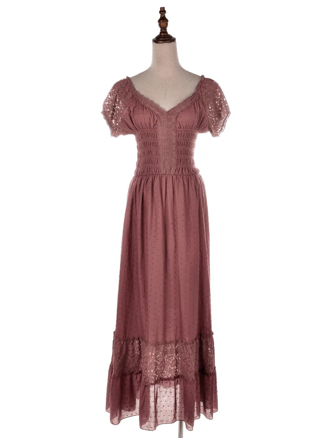 Renaissance Boho Lace Maxi Dress - Image 60