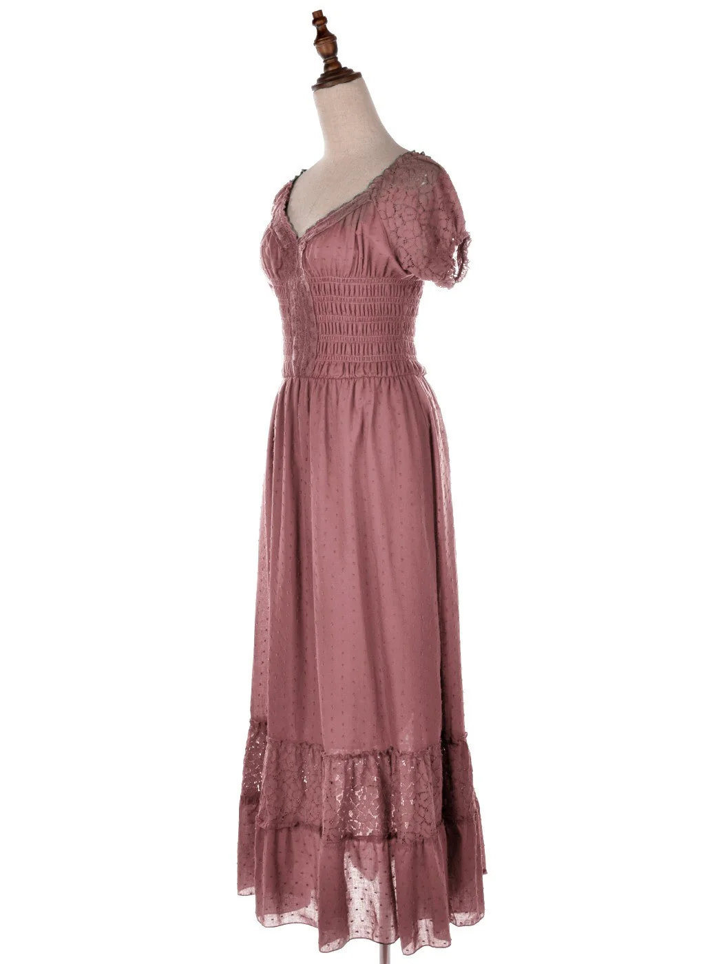 Renaissance Boho Lace Maxi Dress - Image 62