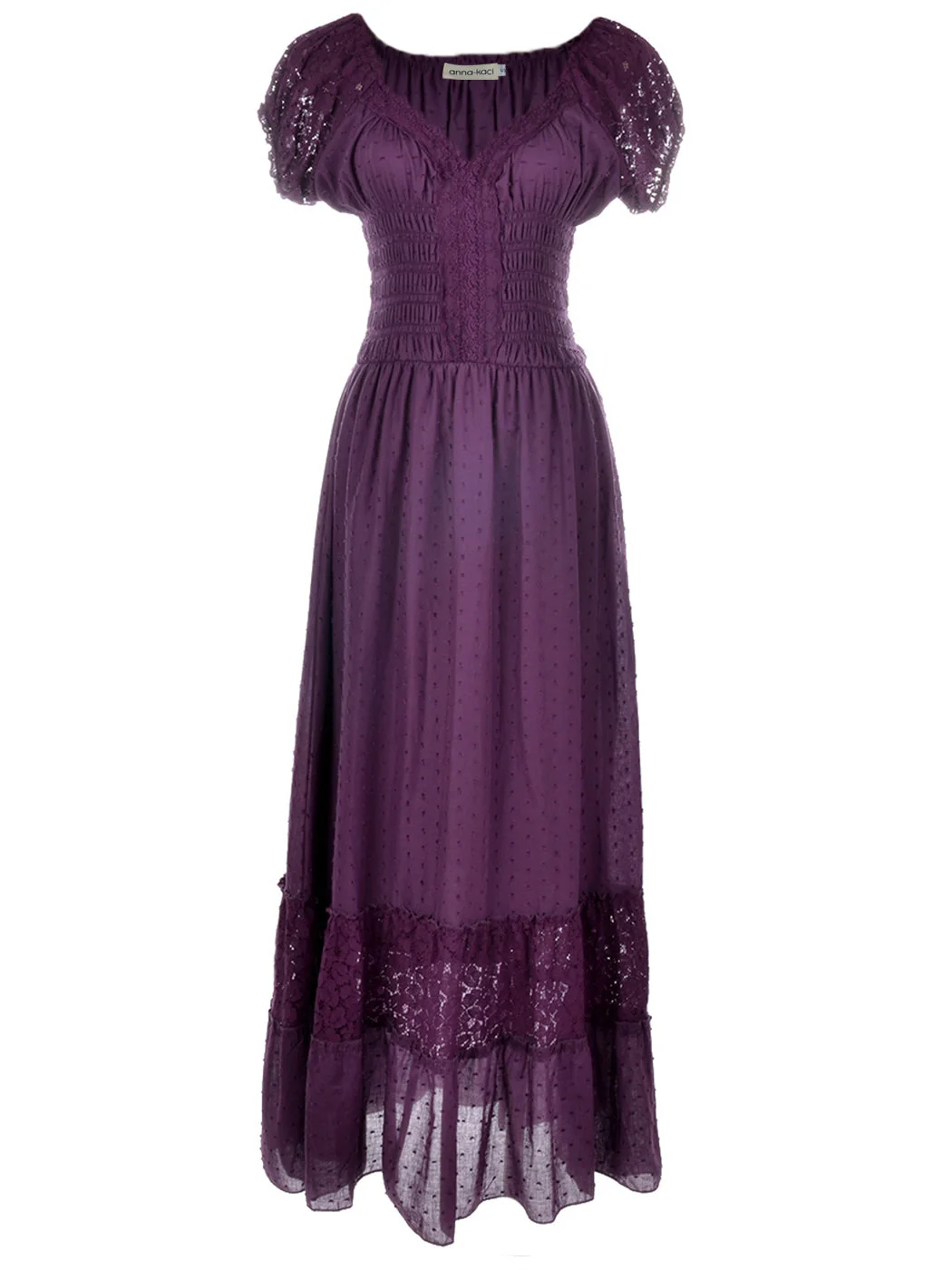 Renaissance Boho Lace Maxi Dress - Image 65