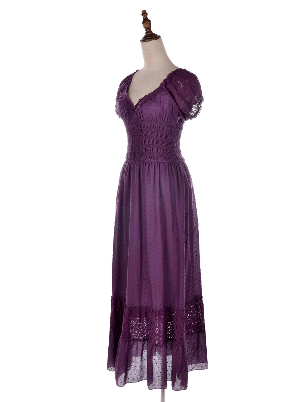 Renaissance Boho Lace Maxi Dress - Image 68
