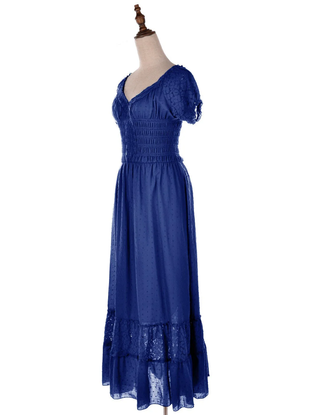 Renaissance Boho Lace Maxi Dress - Image 74