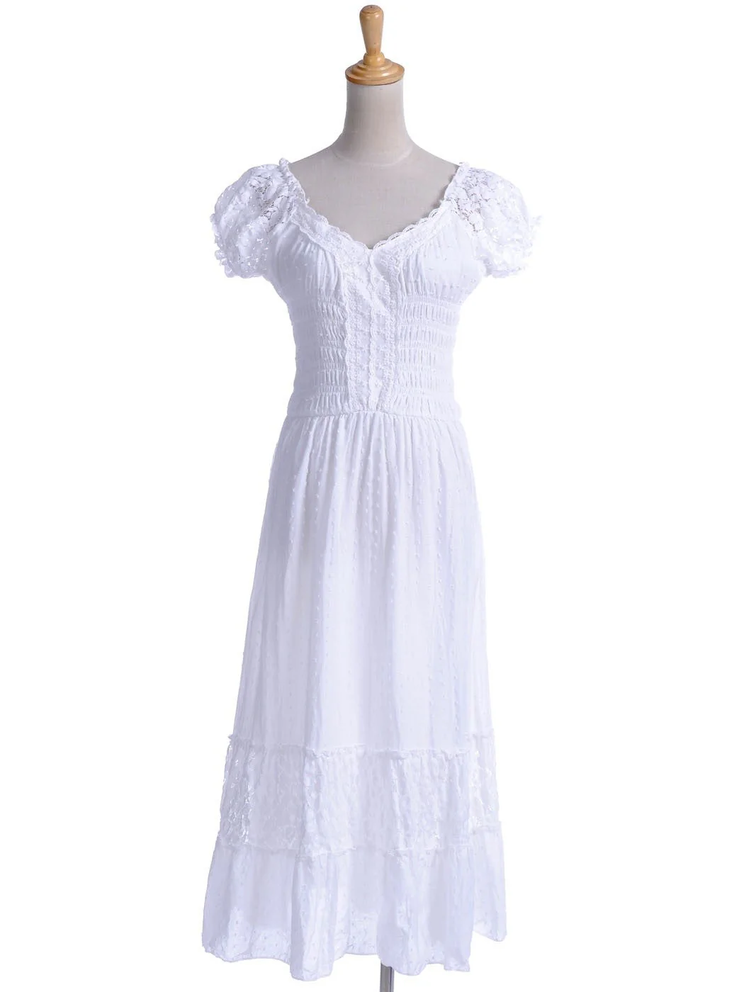 Renaissance Boho Lace Maxi Dress - Image 79