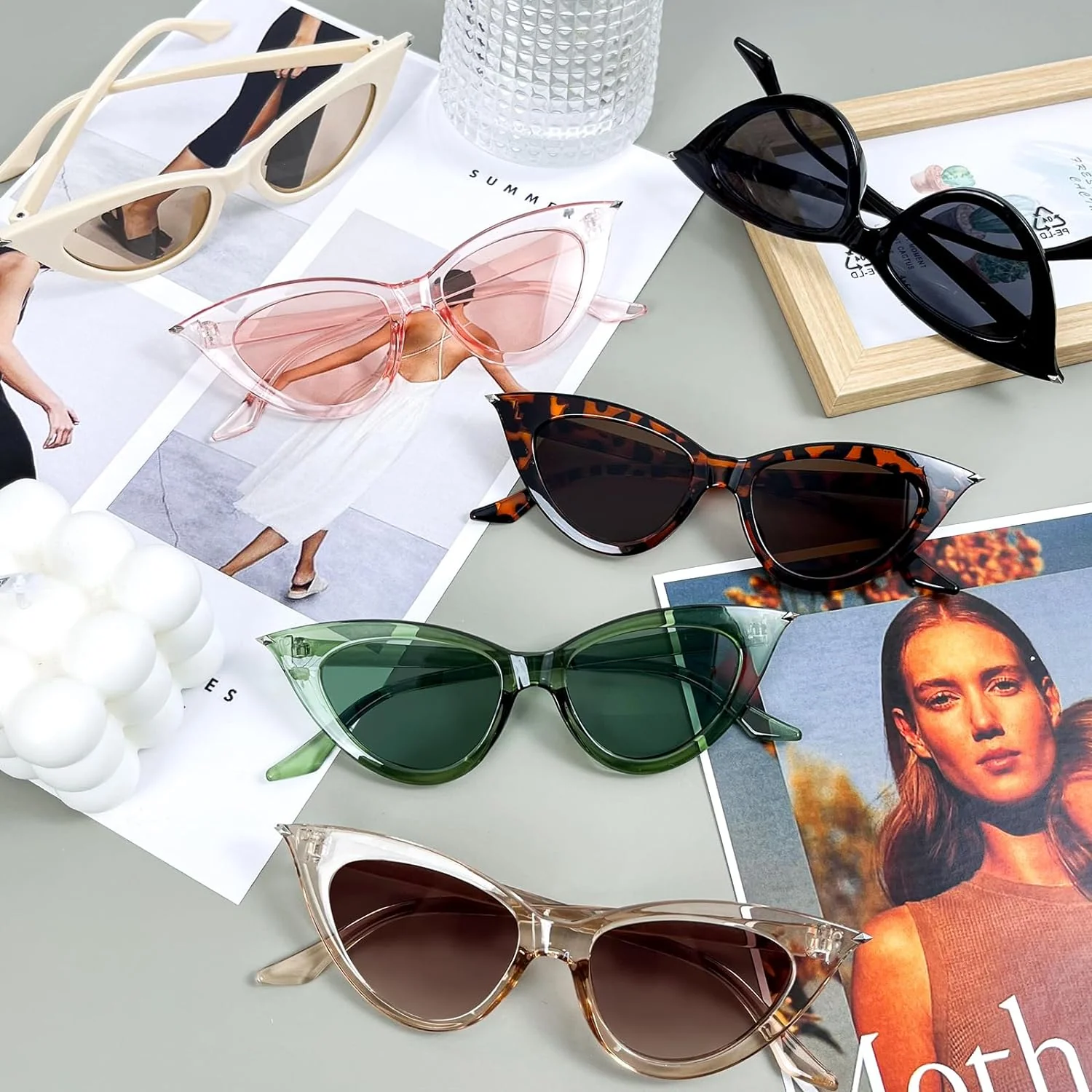 Retro Cat Eye Sunglasses for Women - Image 10