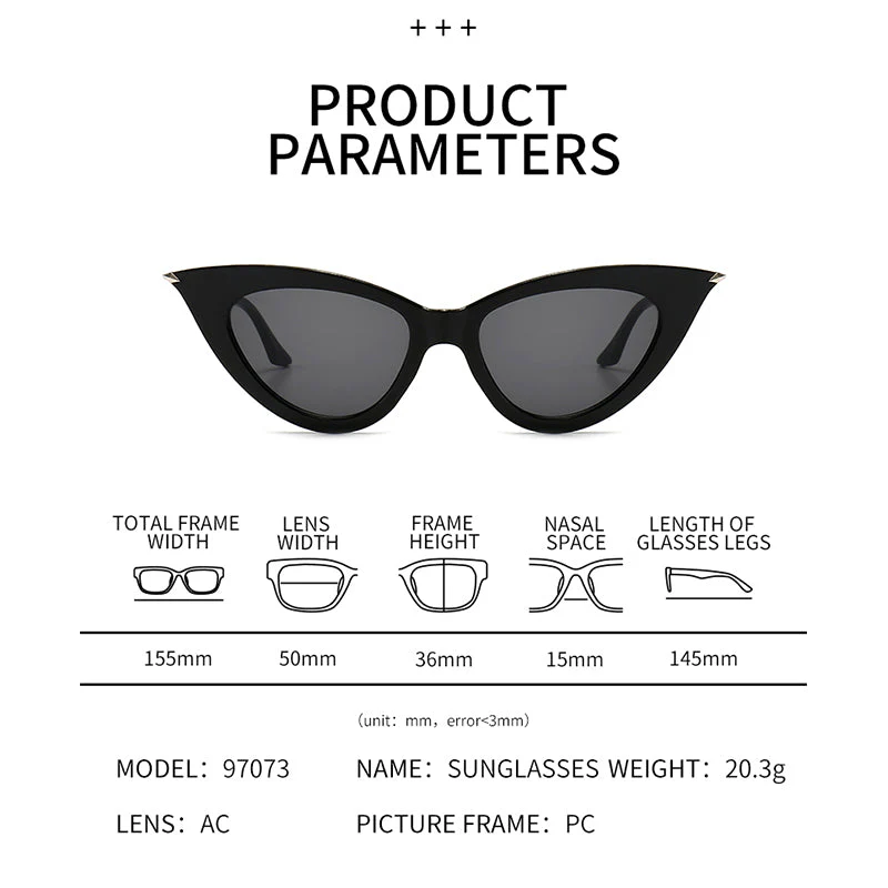 Retro Cat Eye Sunglasses for Women - Image 11