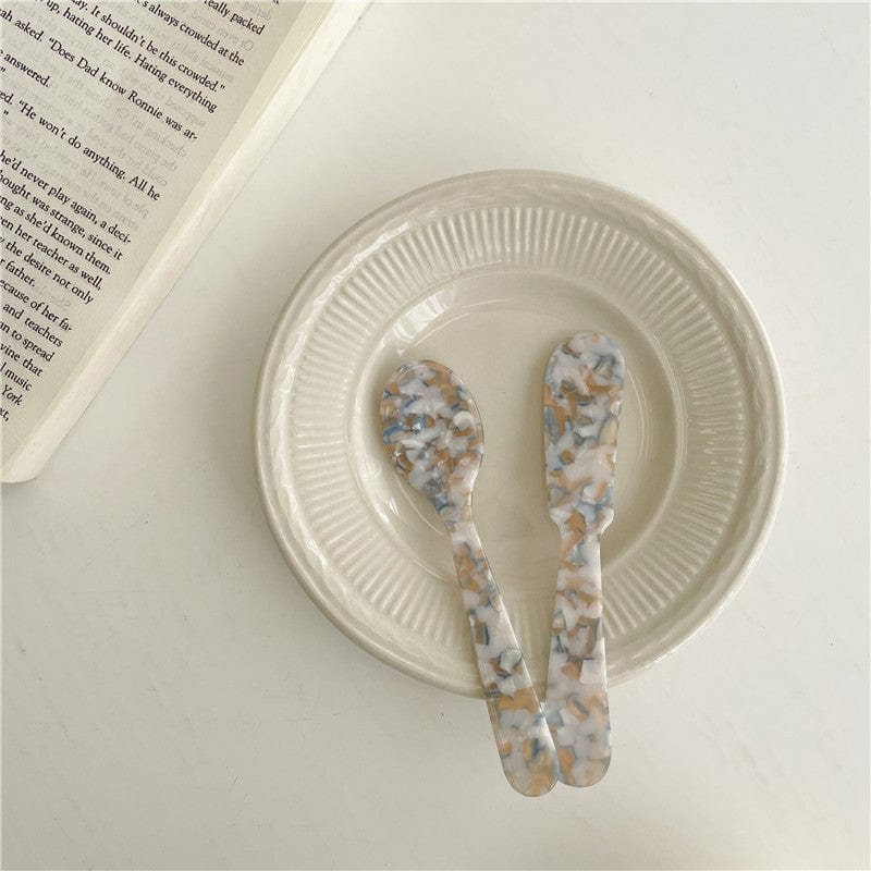 Retro French Styled Dessert Spoon & Butter Knife - Image 8