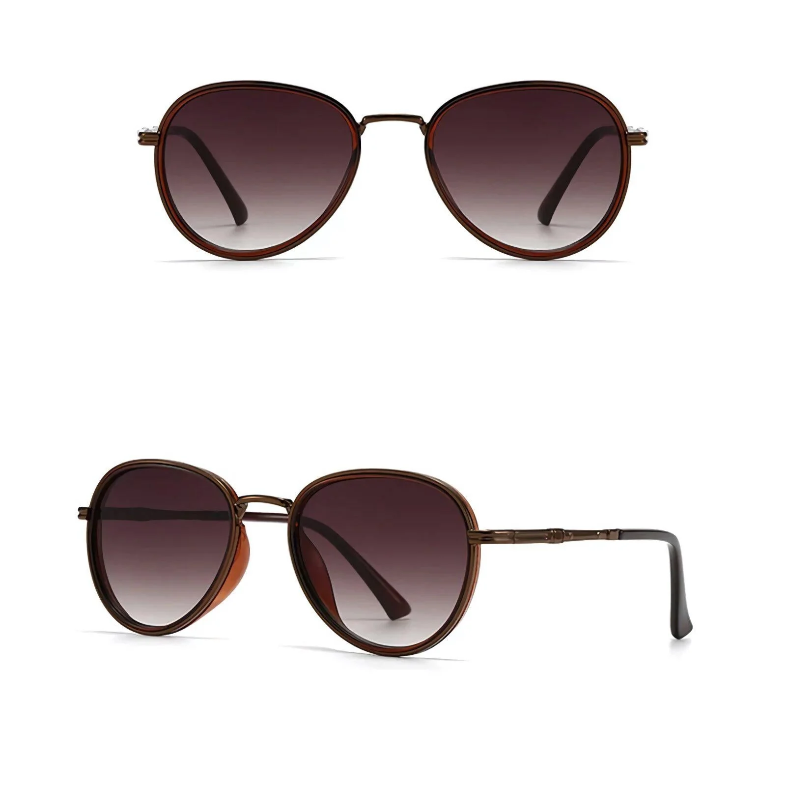 Retro Gradient Pilot Sunglasses - Image 11