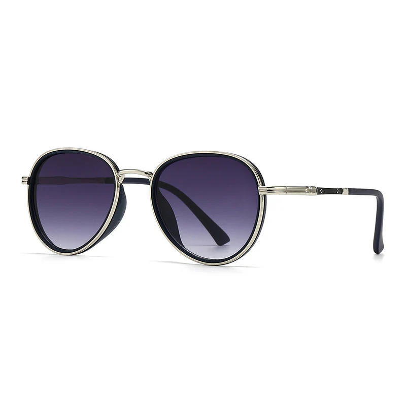 Retro Gradient Pilot Sunglasses - Image 2