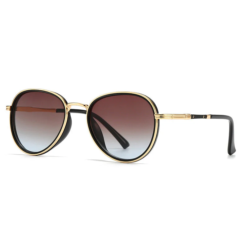 Retro Gradient Pilot Sunglasses - Image 6