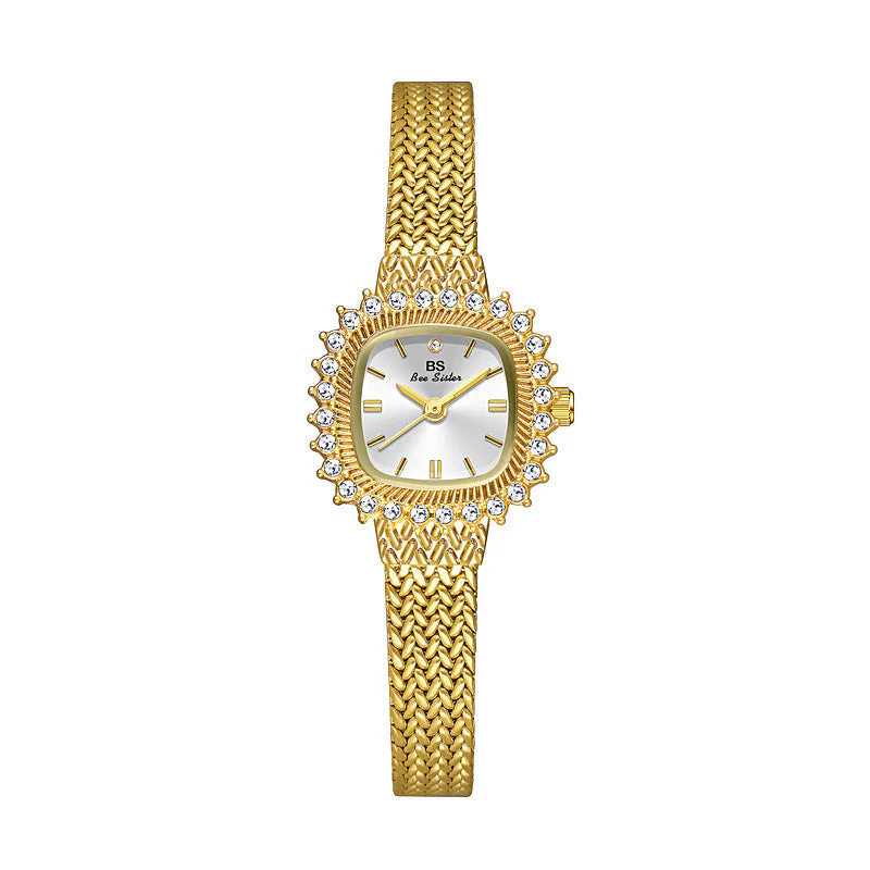 Retro Lucky Small Square Wheat Mini Watch - Image 6