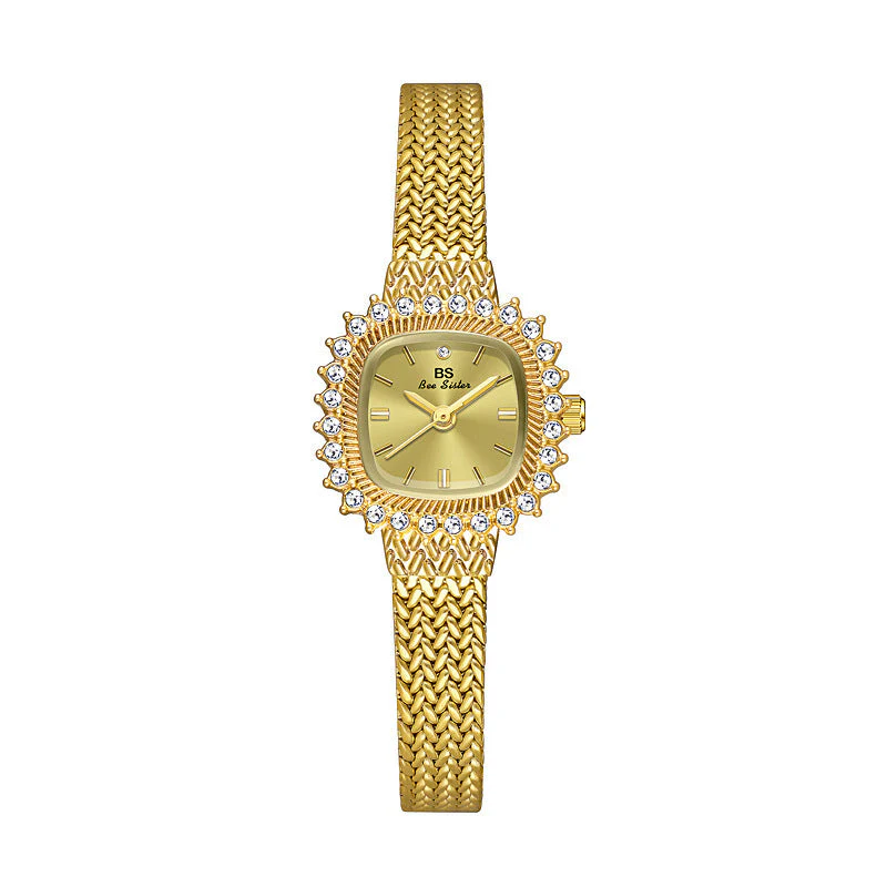 Retro Lucky Small Square Wheat Mini Watch - Image 8