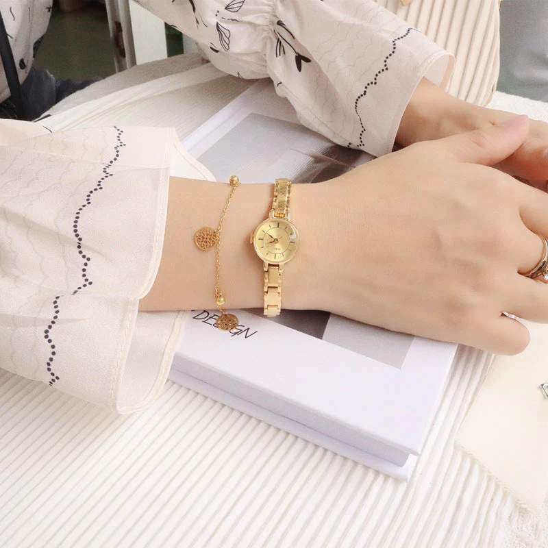 Retro Net Thin Chain Exquisite Quartz Watch - Image 2