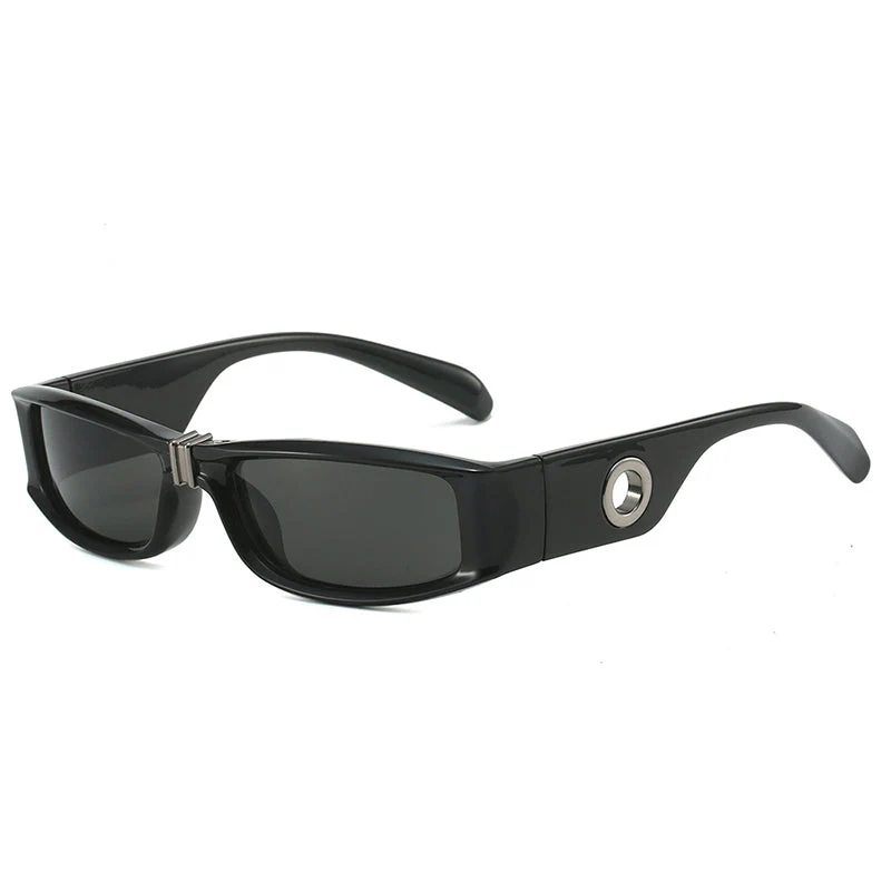 Retro Rectangle Sunglasses - Image 2