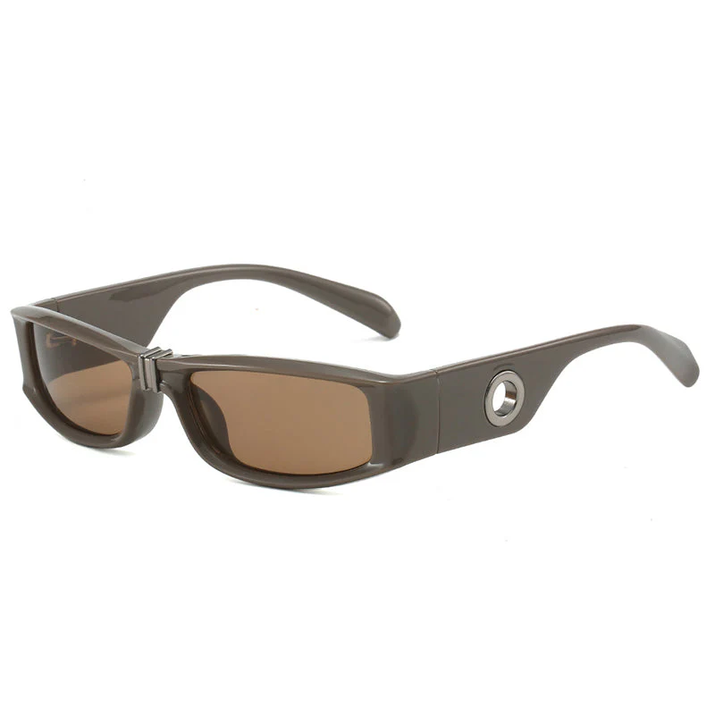 Retro Rectangle Sunglasses - Image 3