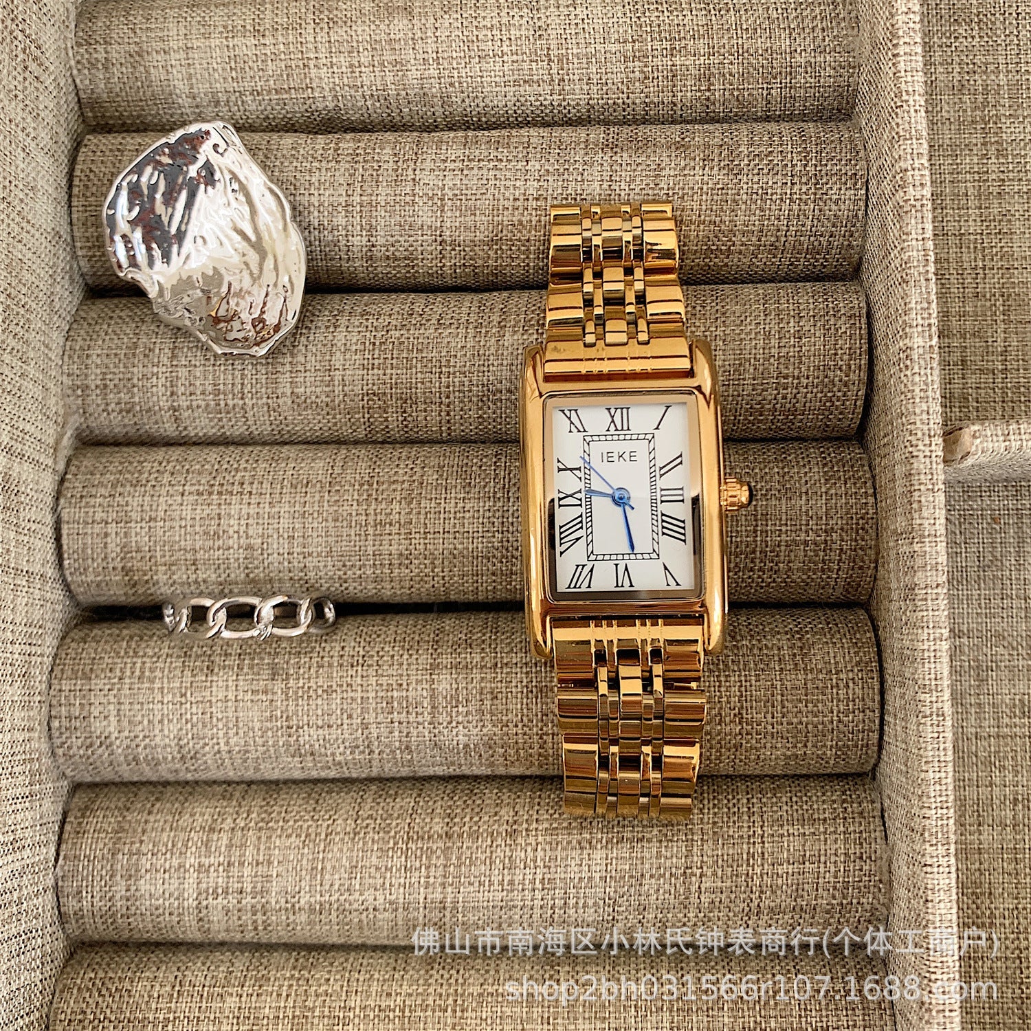 Retro Small Golden Watch Steel Belt Middle Ancient - Image 6