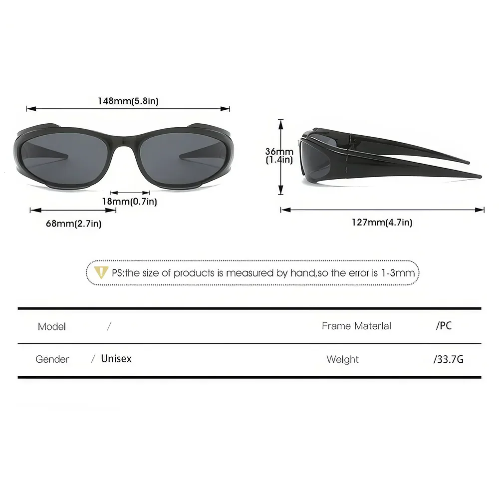 Retro Sports Punk Sunglasses - Image 17