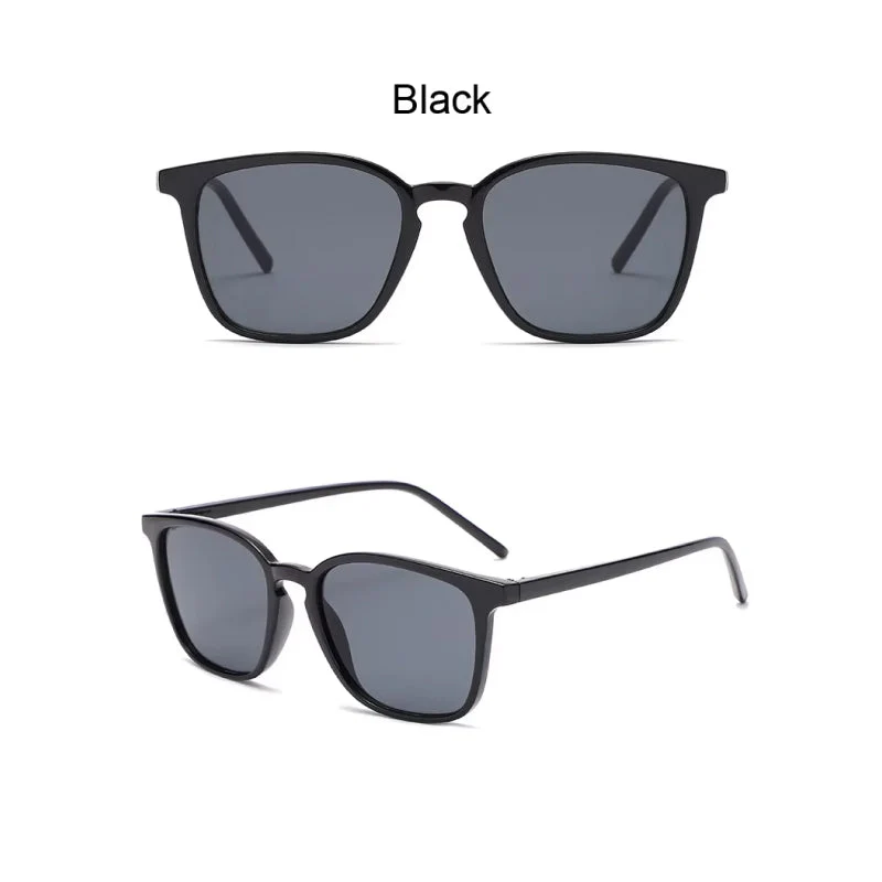 Retro Square Cat Eye Sunglasses with UV400 Protection - Image 2