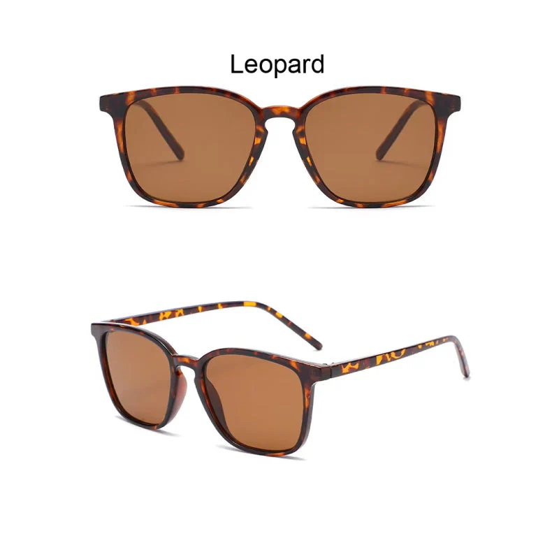 Retro Square Cat Eye Sunglasses with UV400 Protection - Image 3