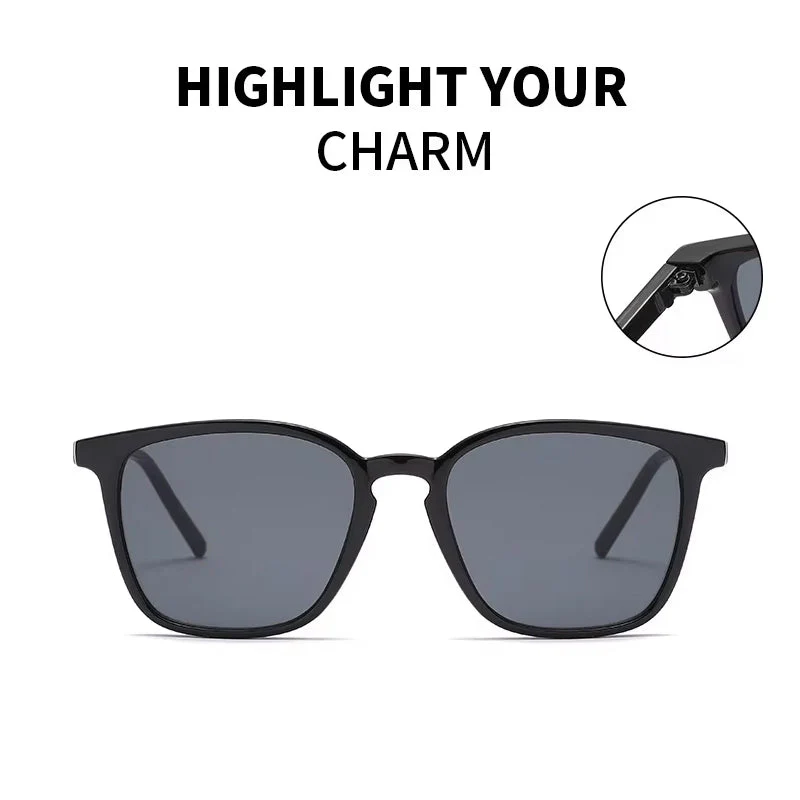 Retro Square Cat Eye Sunglasses with UV400 Protection - Image 8