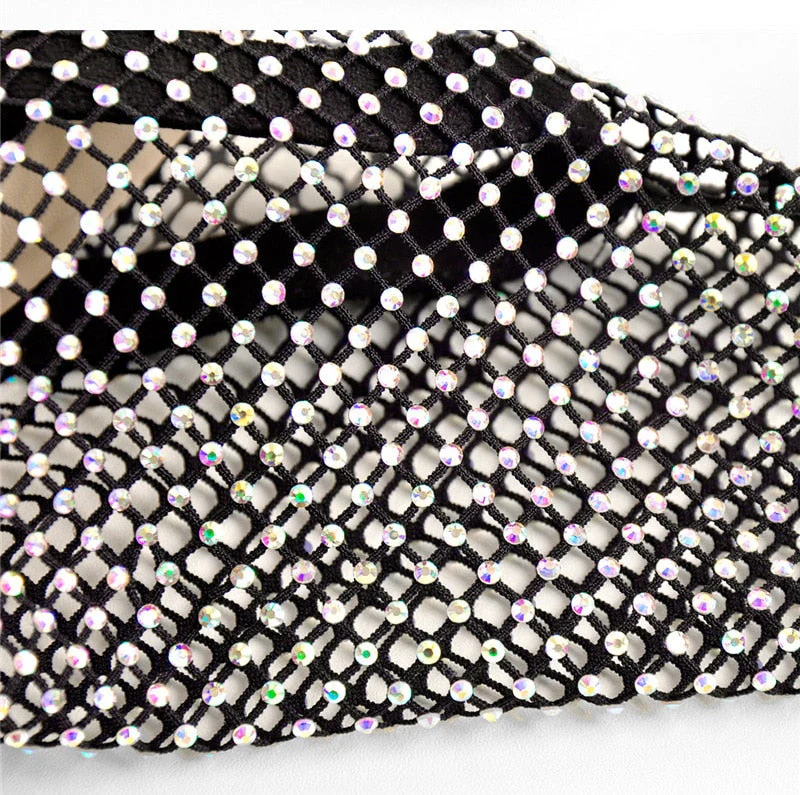 Rhinestone High Heels Sandals - Image 6