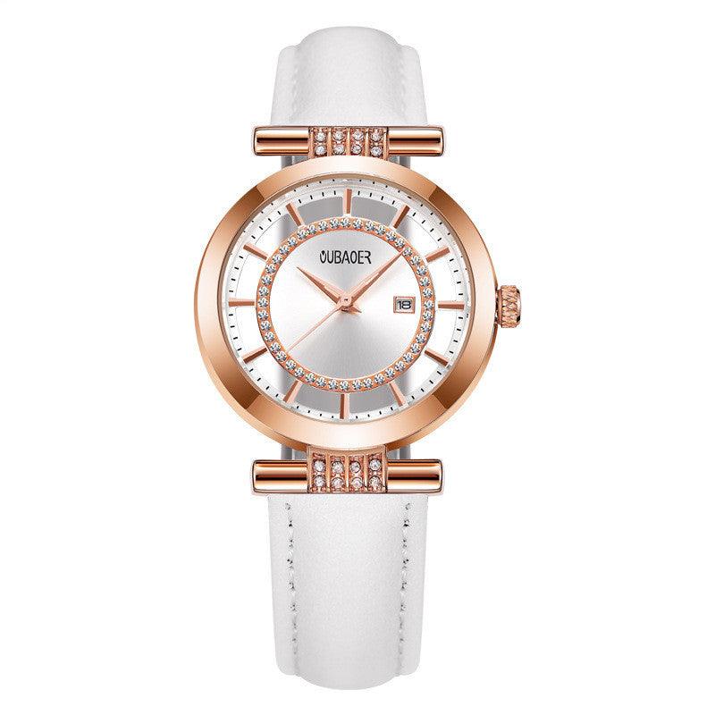 Rhinestone Personalized Hollow Watch